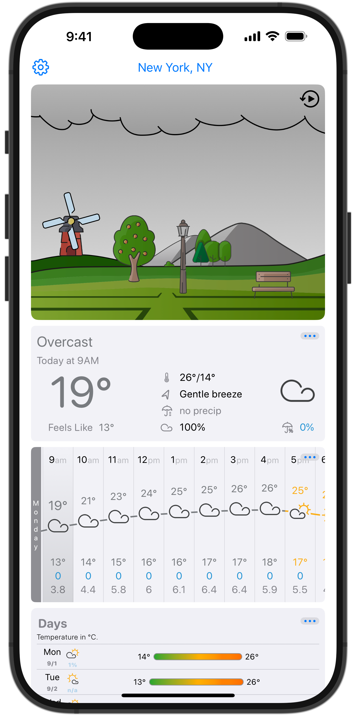 CartoonWeather Screenshot 1